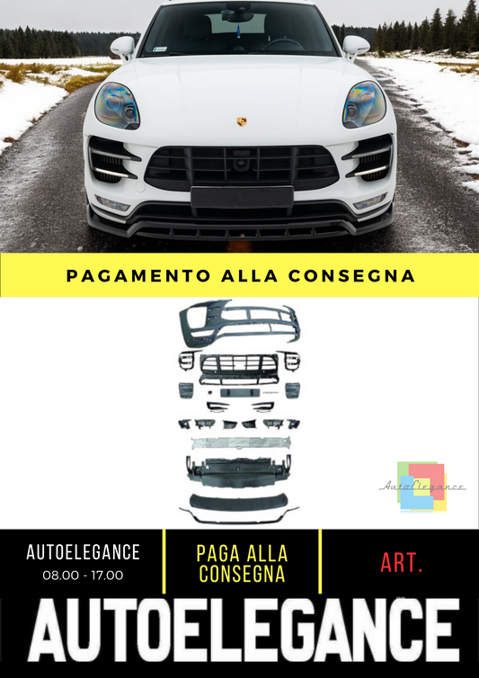 ⭐Front bumper SUITABLE FOR Porsche MACAN 14-18 Tuning Sport bumper⭐