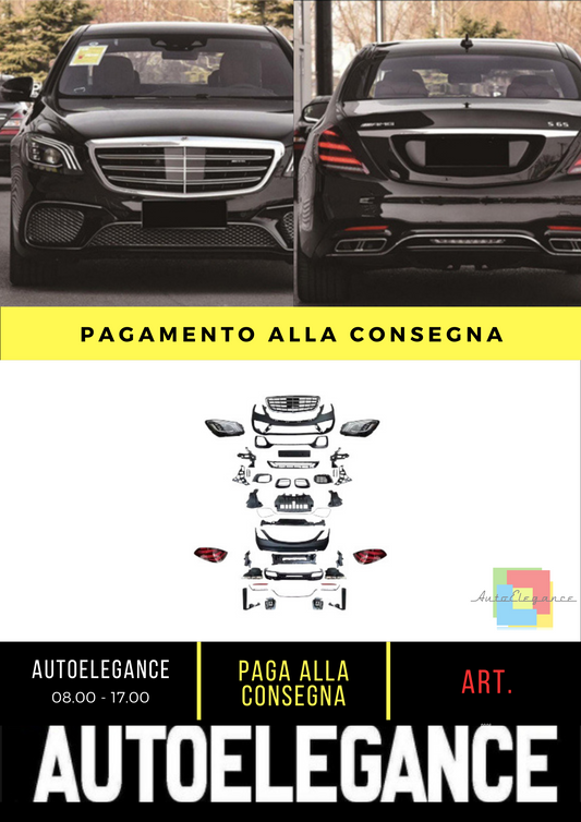 🔥BODYKIT ADATTO PER Mercedes S-Class (W222) (2013-2017) S65 AMG Facelift Look🔥