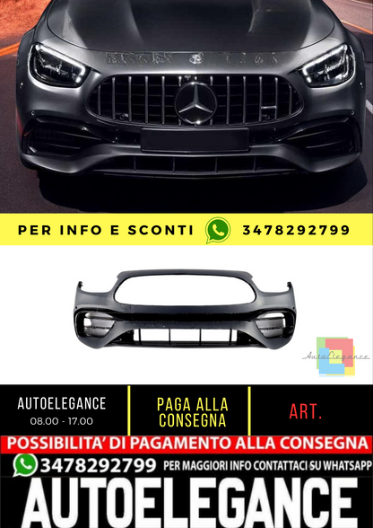 ⭐Front bumper E63 AMG Look for Mercedes E-Class (W213) Saloon Station Wagon ⭐
