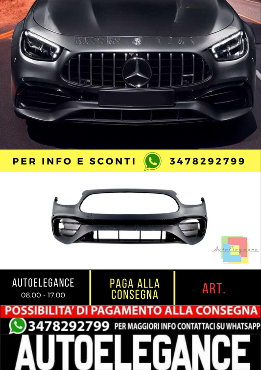 ⭐Front bumper E63 AMG Look for Mercedes E-Class (W213) Saloon Station Wagon ⭐