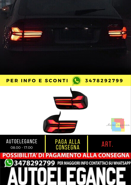 ⭐LED Rear Lights Fit For BMW X5 E70 (2007-2013) Upgrade ⭐ 