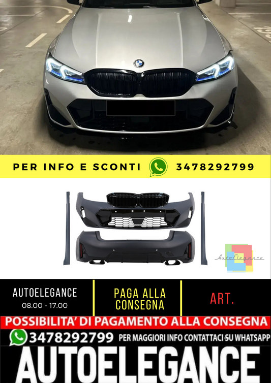 ⭐BODYKIT SUITABLE FOR BMW 3 Series G20 Sedan (2018-2022) Upgrade to LCI De ⭐ 