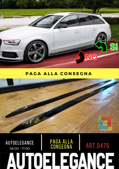 0475🔥Coppia minigonne laterali sline Adatto Per Audi A5 sportback🔥