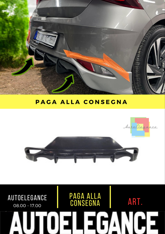 🔥REAR DIFFUSER SUITABLE FOR Hyundai New I20 (2021 AND ABOVE) 🔥 