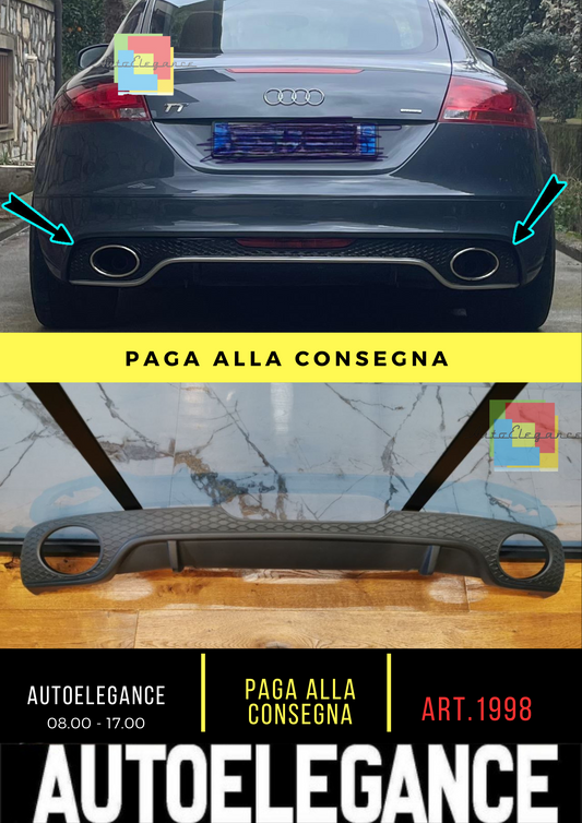 🔥1998 DIFFUSER SUITABLE FOR AUDI TT 8J 2006-2014 SLINE LOOK RS RAW - CARMAX🔥