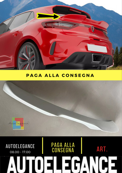 🔥CENTRAL REAR WING SPOILER SUITABLE FOR RENAULT MEGANE 4 (from 2016)🔥
