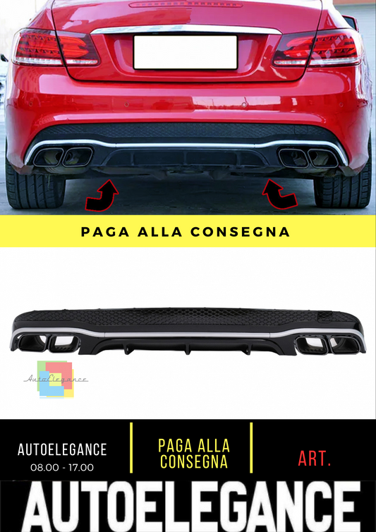 ⭐REAR DIFFUSER SUITABLE FOR Mercedes E-Class C207 Coupe A207 ⭐ 