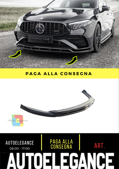 2107 🔥Front Splitter Suitable for Mercedes-AMG A35 W177 Facelift🔥 