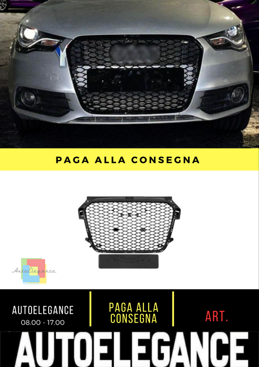 ⭐Radiator grille suitable for Audi A1 10-15 RACING LOOK⭐