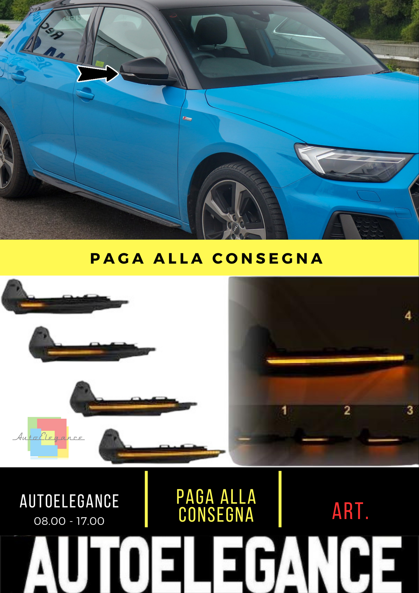 ⭐Indicator Adatto Per Audi A1 10-18 ⭐
