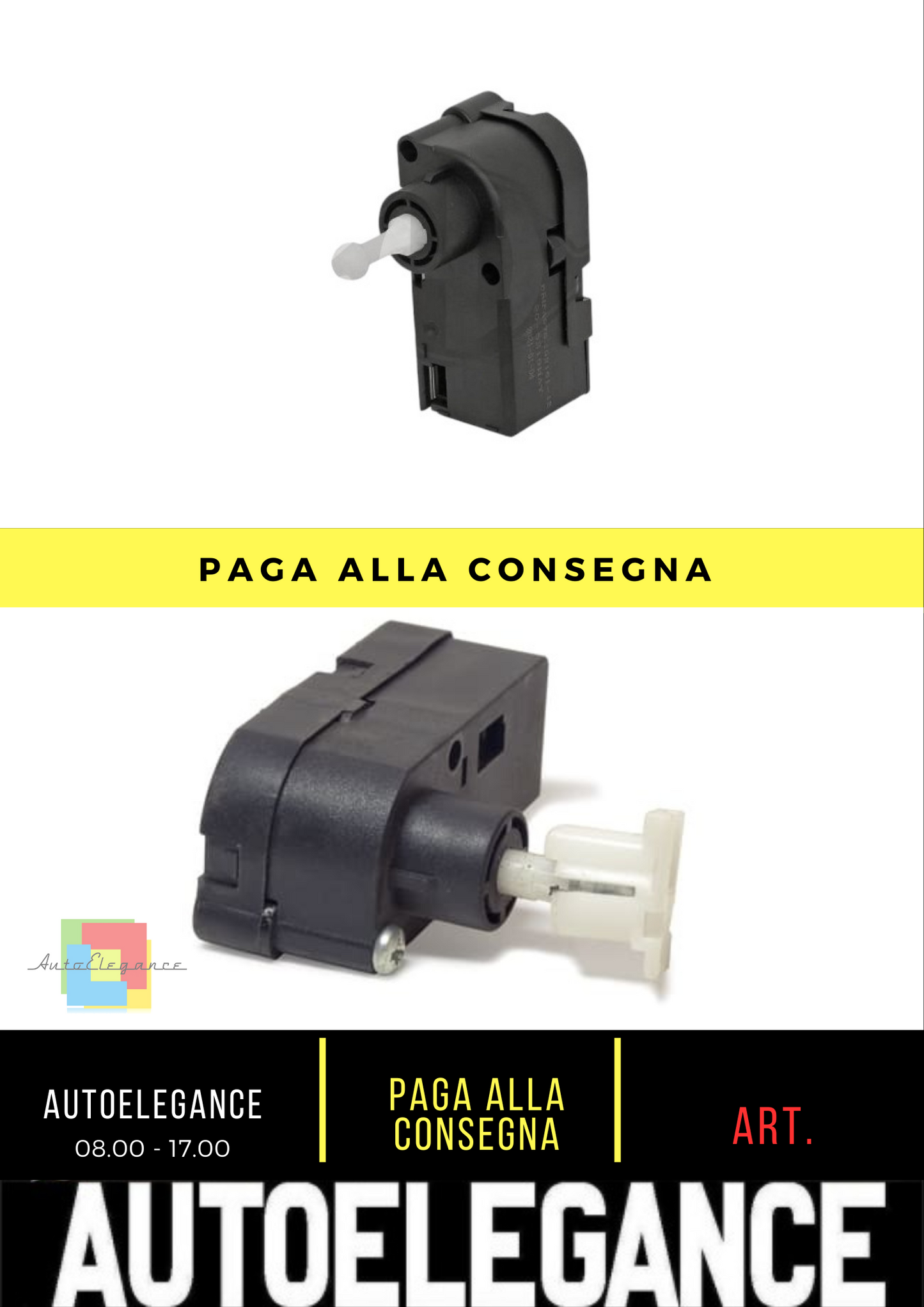 ⭐Motorino , regolazione della profondità dei fari Adatto Per Audi A3 96-10⭐