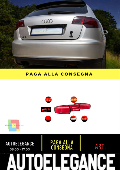 ⭐Set di luci posteriori combinate Adatto Per Audi A3 03-08 5 TR⭐
