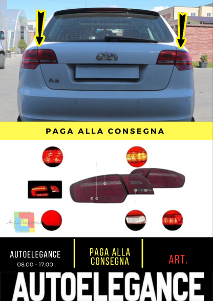 ⭐TR Combination Rear Light Set Suitable For Audi A3 03-08 5 TR⭐