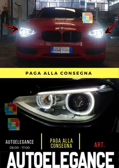 🔥Coppia fari adatto per BMW SERIE 1 F20 angel eyes led 🔥