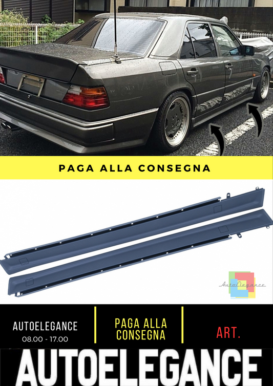 ⭐Skirts suitable for Mercedes E-Class W124 S124 (10.1989-06.1996) Sedan Sta⭐