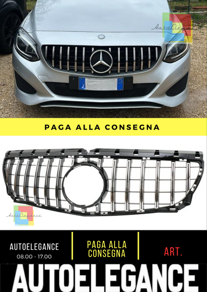 🔥MERCEDES B W246 2011-2014 GRIGLIA ANTERIORE LOOK AMG GTR🔥