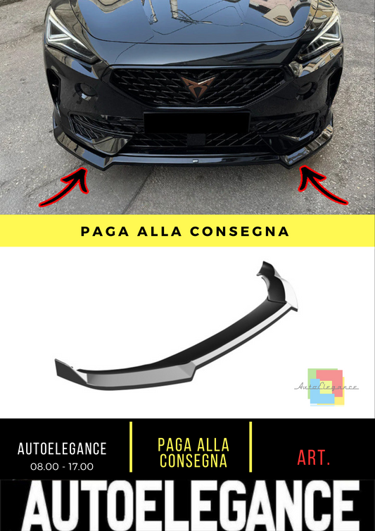❄️Front splitter suitable for CUPRA Formentor 2020 - 2024 v2 ❄️