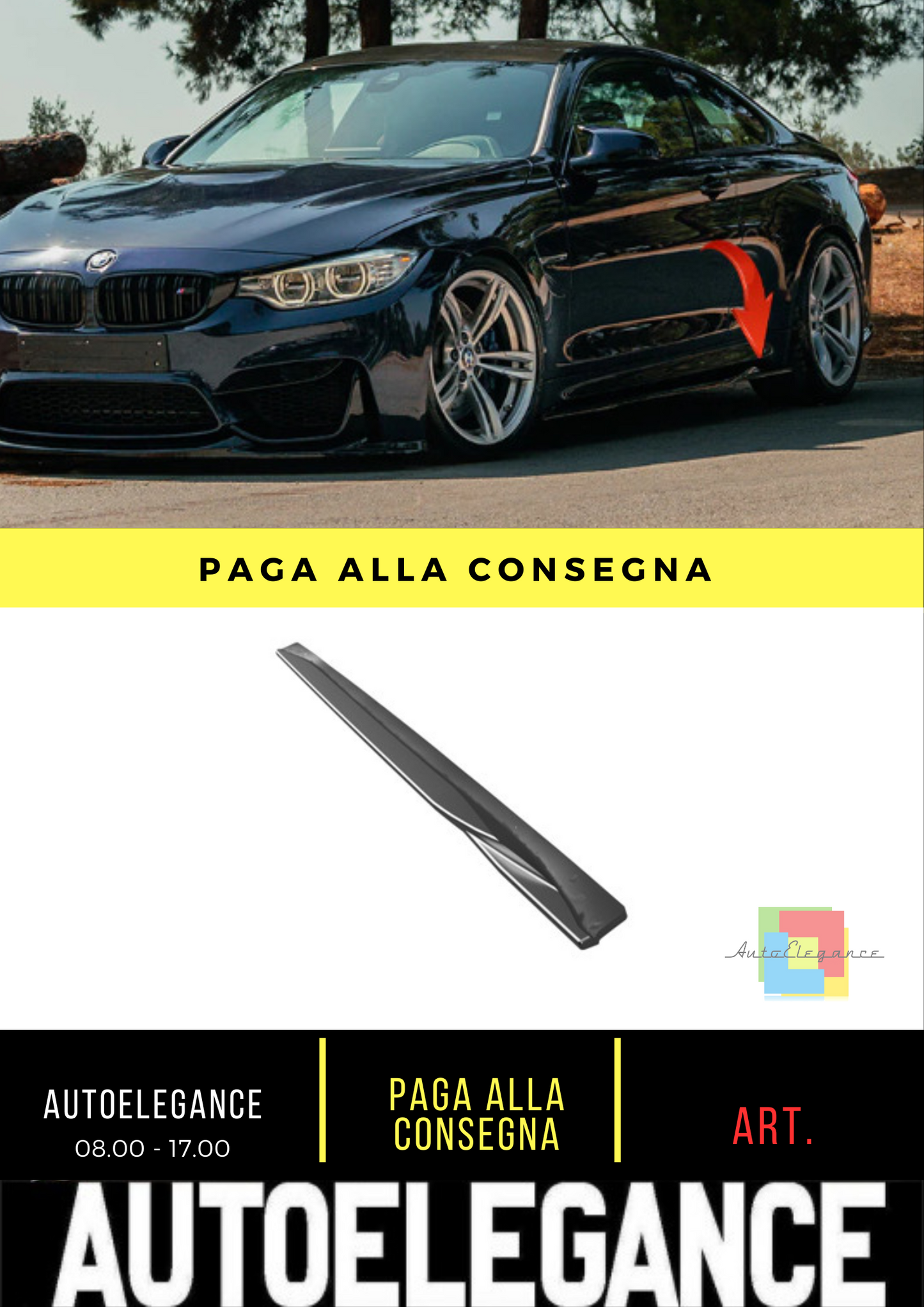 ❄️SIDE SKIRTS SUITABLE FOR BMW M4 F82 2014-2021❄️