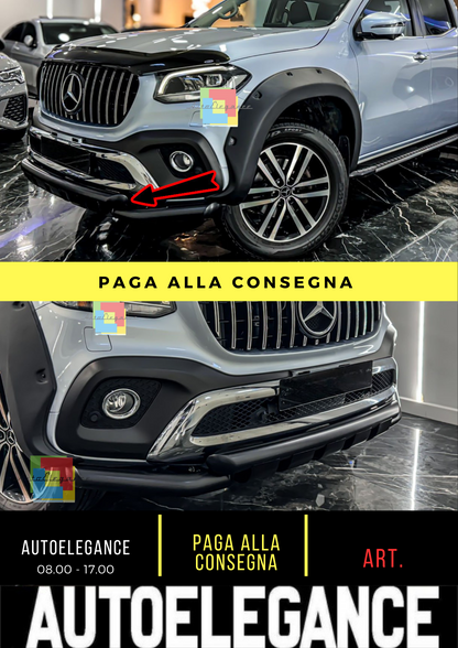 ⭐0881 BULLBAR SUITABLE FOR MERCEDES BENZ X-CLASS W470 TIGER LOOK MATT BLACK⭐ 