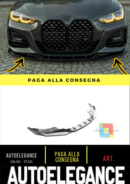 ⭐SPLITTER SUITABLE FOR BMW 4 Series Coupe/Cabrio G22 M440i M-Pack 20-24 Facelift⭐