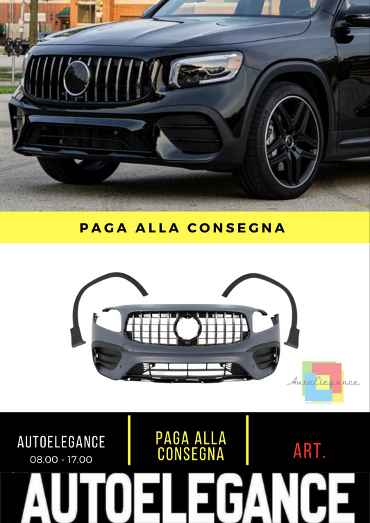 ⭐Paraurti anteriore adatto per Mercedes GLB X247 (dal 19 in poi) GLB 35 Design⭐