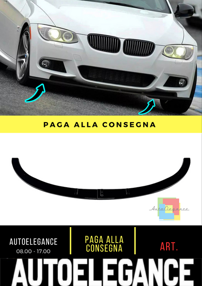 🔥SPLITTER ANTERIORE ADATTO PER BMW E92 Coupé E93 Cabrio 2006-2013 M-Sport🔥