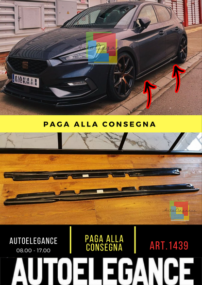 1439🔥Minigonne adatte per SEAT Leon Fr Mk4  CUPRA Leon 2020+ (2 Pcs)🔥
