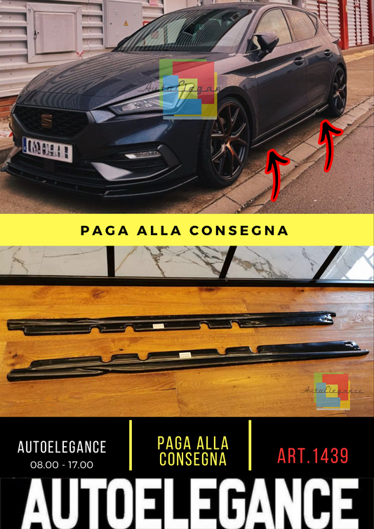 1439🔥Minigonne adatte per SEAT Leon Fr Mk4  CUPRA Leon 2020+ (2 Pcs)🔥