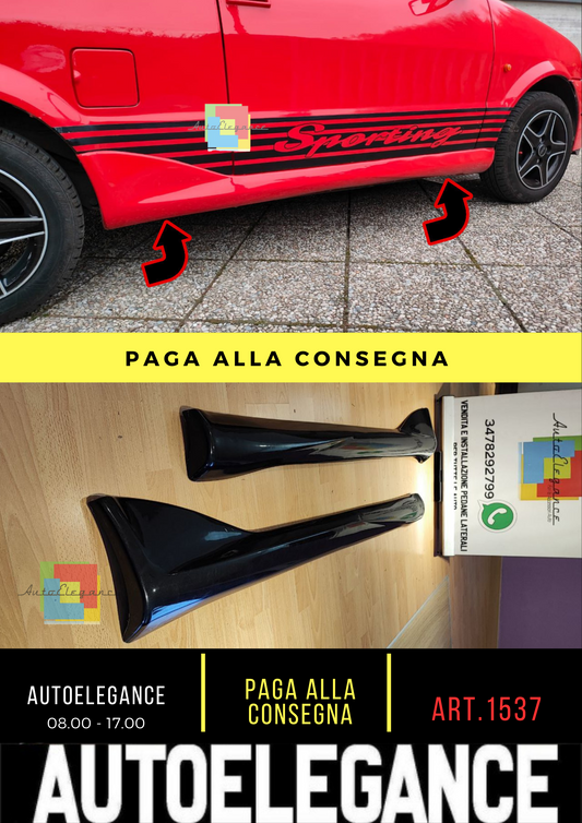 ⭐1537 MINIGONNE LATERALI ADATTO PER FIAT CINQUECENTO (500) ⭐