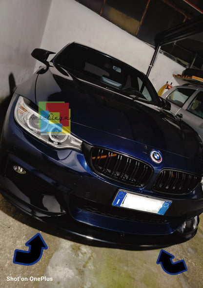 0198 FRONT SPLITTER SUITABLE FOR BMW 4 SERIES F32 F33 F36 M SPORT LOOK 
