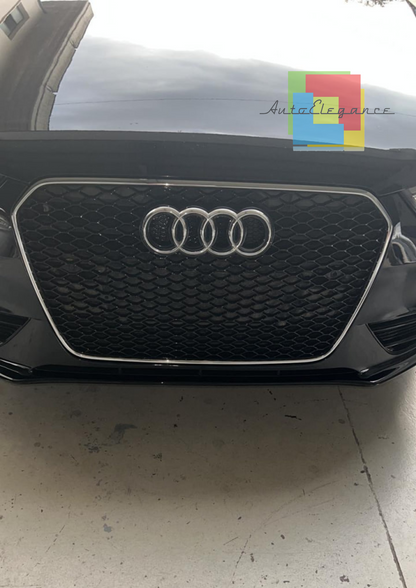 0624⭐GRIGLIA ANTERIORE AUDI A4 B8 12-15 AVANT BERLINA CALANDRA RS4 CROMATO⭐