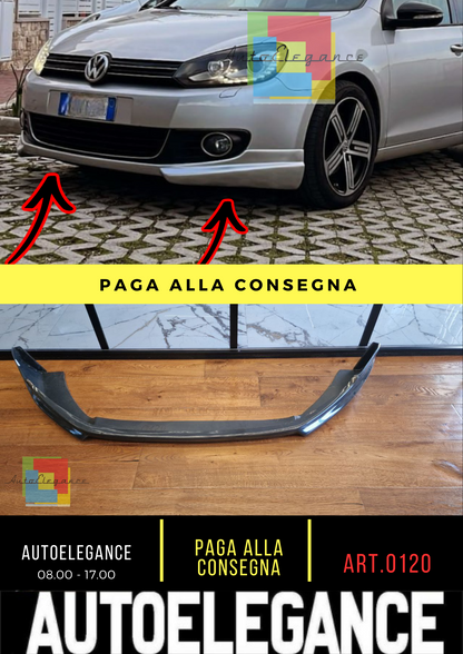 🔥0120 SOTTO PARAURTI ADATTO PER VW GOLF 6 STANDARD GREZZO🔥