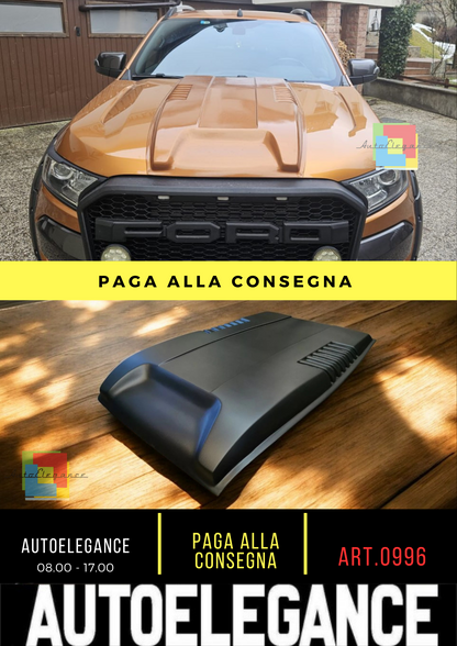 0996🔥FORD RANGER T6 15 to 21 SPORT LOOK FRONT HOOD AIR INTAKE-ABS-1🔥 