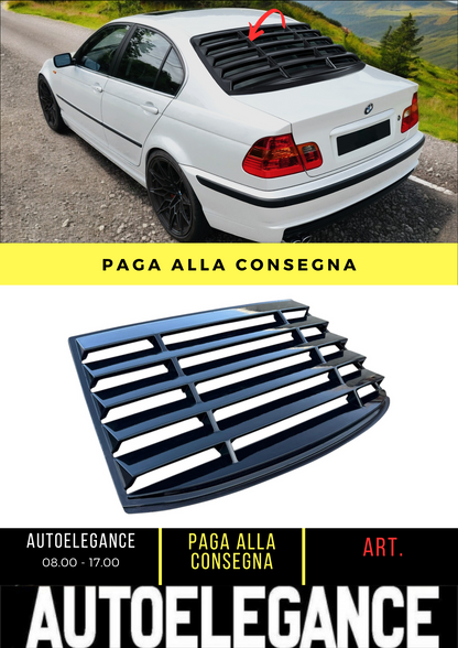 ✌️😎WINDOW LOUVER SUITABLE FOR BMW 3 SERIES E46 LIMO/COUPE/COMPACT ABS😎✌️