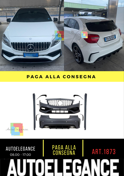 🔥1873 BODYKIT ADATTO PER Mercedes BENZ Classe A W176 2012-2018🔥