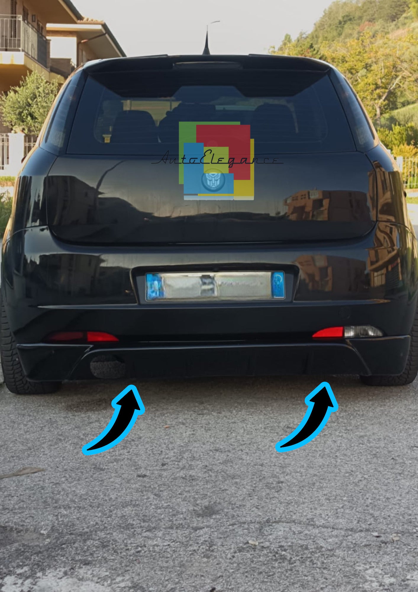 0968⭐DIFFUSORE ADATTO PER GRANDE PUNTO 2005+ LOOK RIEGER⭐