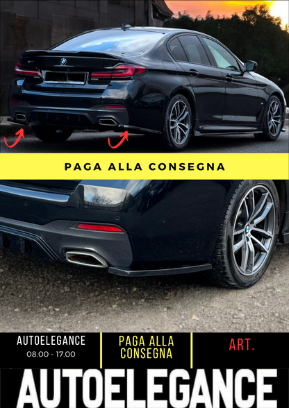 ✌️😎SPLITTER POSTERIORE ADATTO PER BMW SERIE 5 G30 ABS😎✌️
