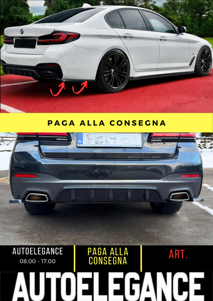 ✌️😎REAR SIDE SPLITTER SET SUITABLE FOR BMW 5 SERIES G30 ABS😎✌️