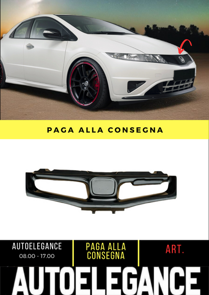✌️😎GRIGLIA ANTERIORE ADATTO PER HONDA CIVIC 2006-2011 ABS😎✌️