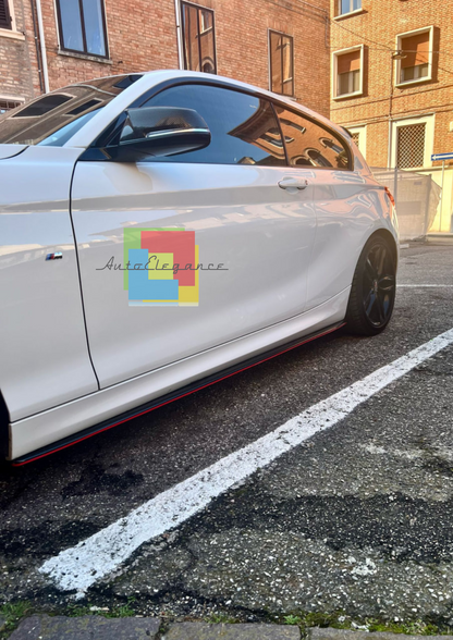 🔥0034 BMW SERIE 1 E87 E81 SPLITTER SOTTO MINIGONNE LATERALI SOTTOPORTA🔥