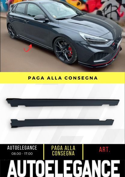 ✌️😎MINIGONNE LATERALI ADATTO PER HYUNDAI I30 N MK3 ABS😎✌️