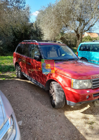🔥0213 RANGE ROVER SPORT 2005-2013 BARRE SUL TETTO MANCORRENTI NERI PORTAPACCHI⭐