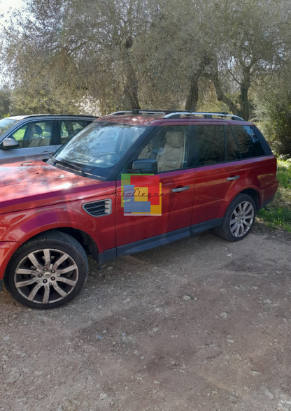 🔥0213 RANGE ROVER SPORT 2005-2013 BARRE SUL TETTO MANCORRENTI NERI PORTAPACCHI⭐