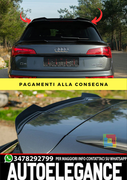 ✨ala aggiuntiva spoiler adatto per Audi Q5 Mk2 FL 2021+ nero lucido✨