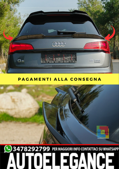 ✨spoiler adatto per Audi Q5 Mk2 FL 2021+ - Spoiler nero lucido✨