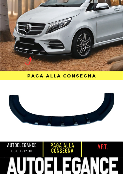 ✌️😎SPLITTER ANYERIORE ADATTO PER MERCEDES CLASSE V W447 ABS😎✌️