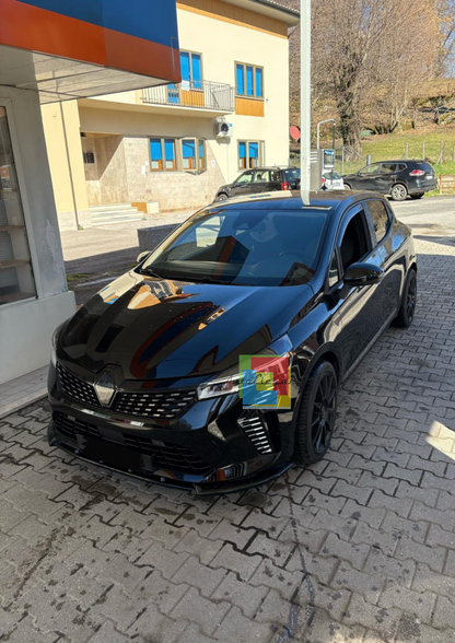 2025 SPLITTER ADATTO PER RENAULT CLIO 5 2023+ NERO LUCIDO