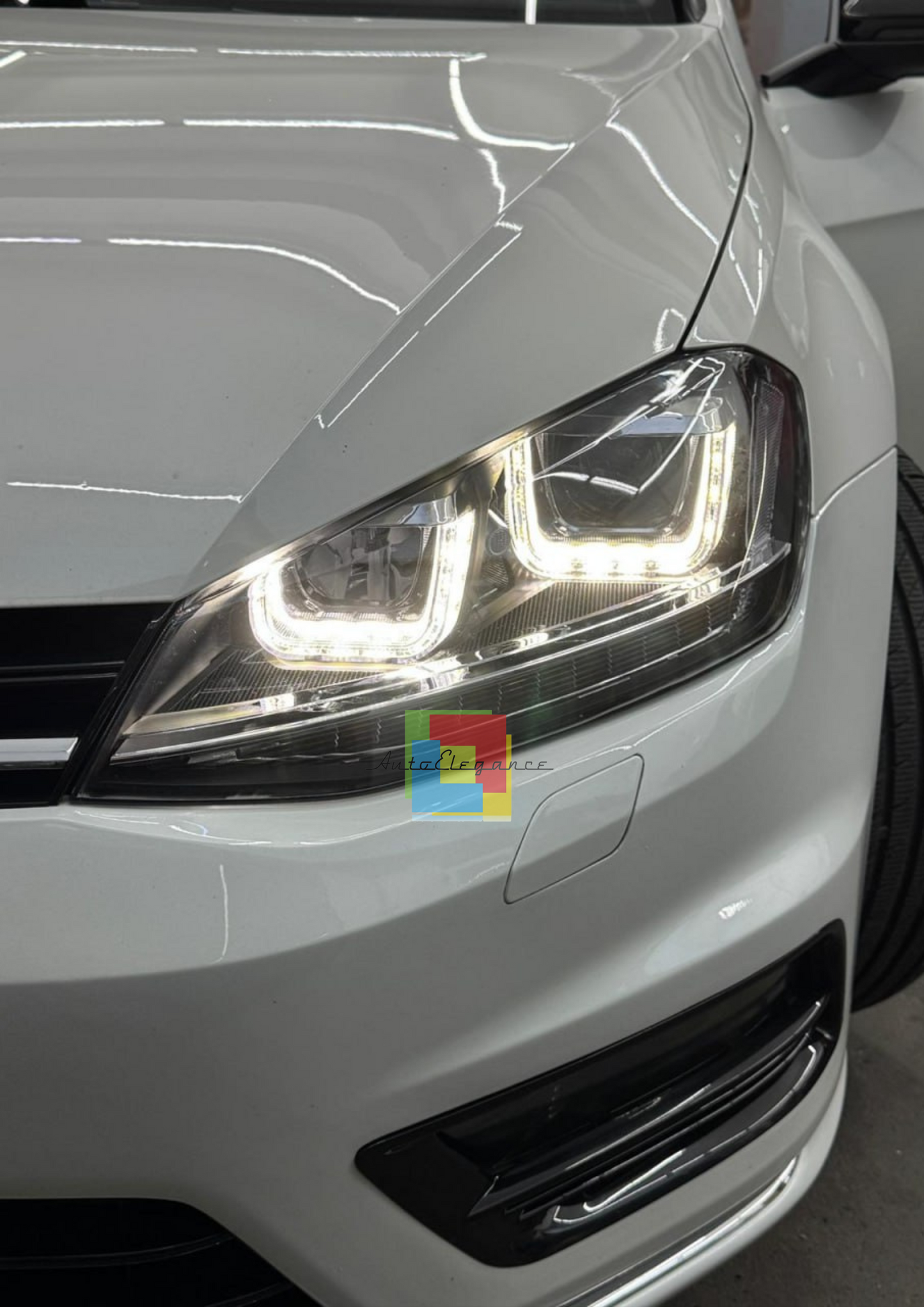 ⭐2063 FARI ANTERIORI ADATTO PER VW GOLF 7 2012-2017 LED⭐