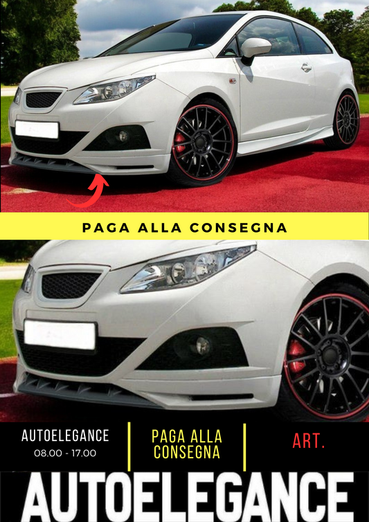 ✌️😎PARAURTI ANTERIORE ADATTO PER SEAT IBIZA 6J 2008-2012 ABS 😎✌️