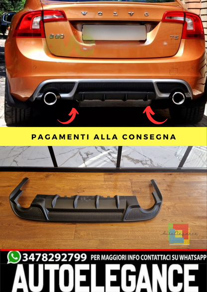 🔥DIFFUSORE ADATTO PER VOLVO S60 V60 2010-2018 GREZZO🔥